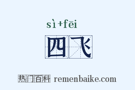 四飞是什么意思的图片
